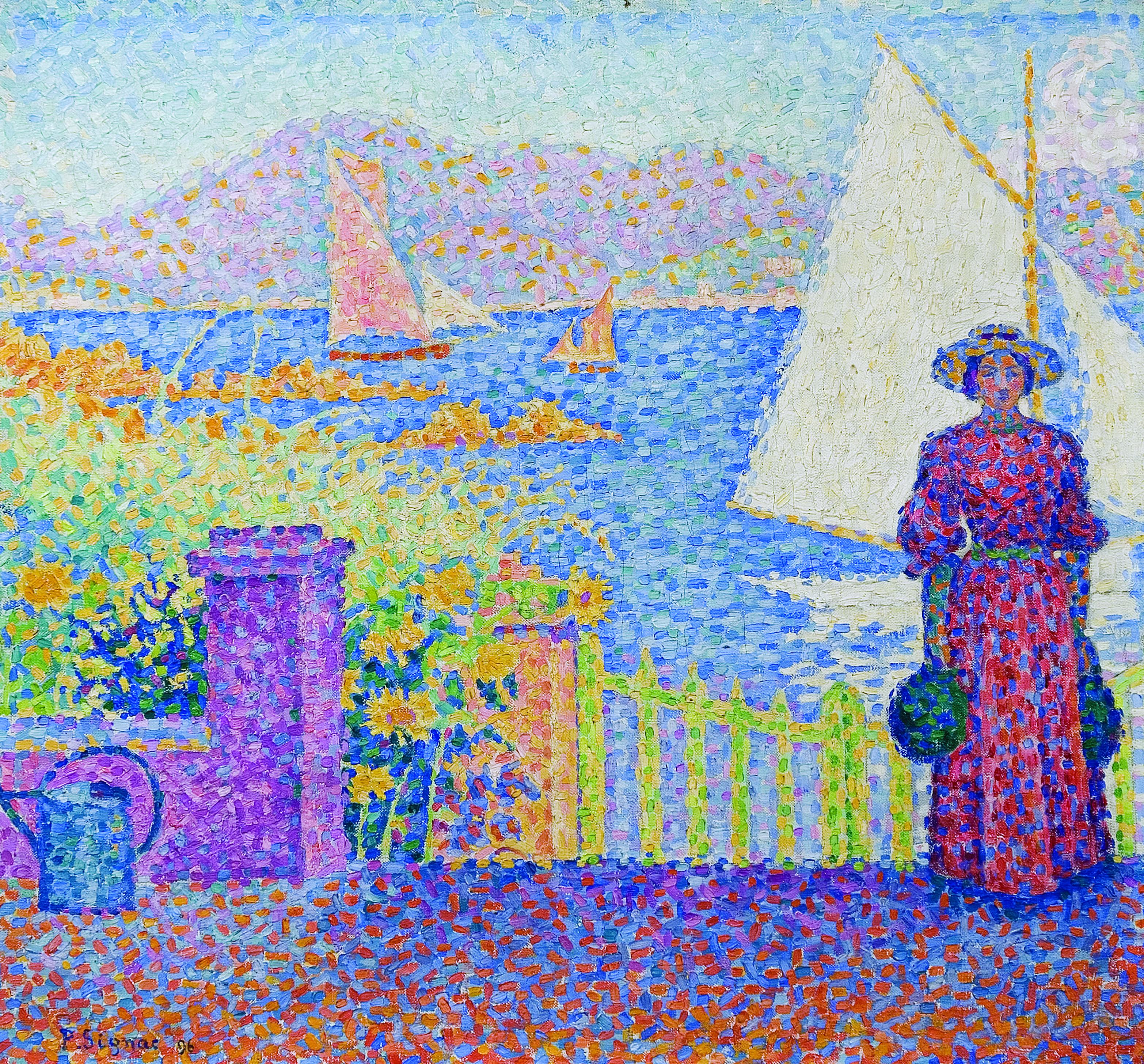 Signac - Poartă (Saint-Tropez)
